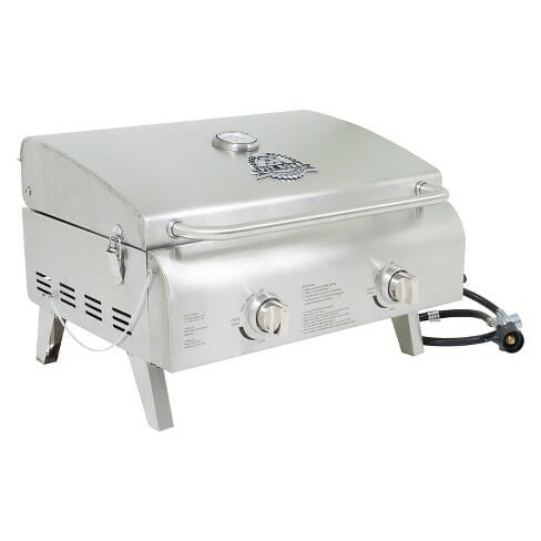Pit Boss Grills 75275 Stainless Steel Two Burner Portable Grill Pit Boss Grills 75275 Stainless Steel Two Burner Portable Grill