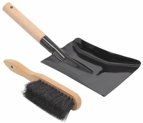 Aboniris Coal Shovel and Hearth Brush Set Aboniris Coal Shovel and Hearth Brush Set