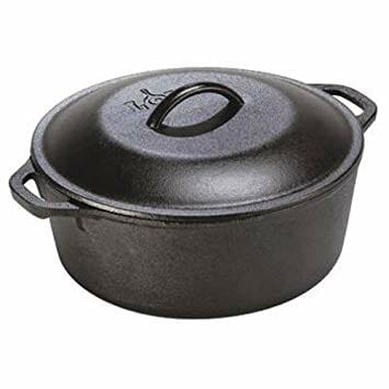 Lodge 5 Quart Cast Iron Dutch Oven Lodge 5 Quart Cast Iron Dutch Oven