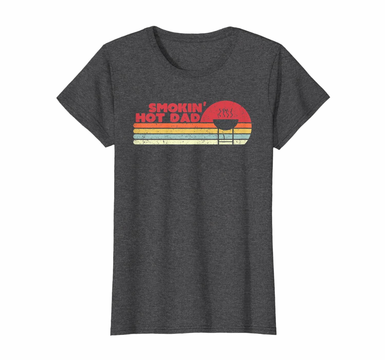 Smokin' Hot Dad BBQ themed t-shirt