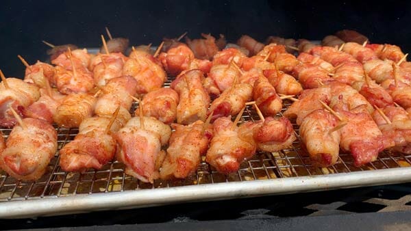 candy bacon chicken bites