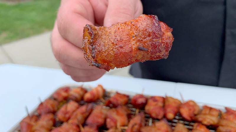 bacon wrapped chicken bites