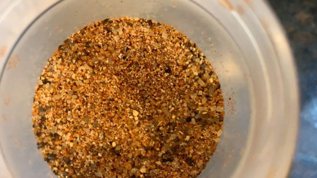 shaker of bbq rub