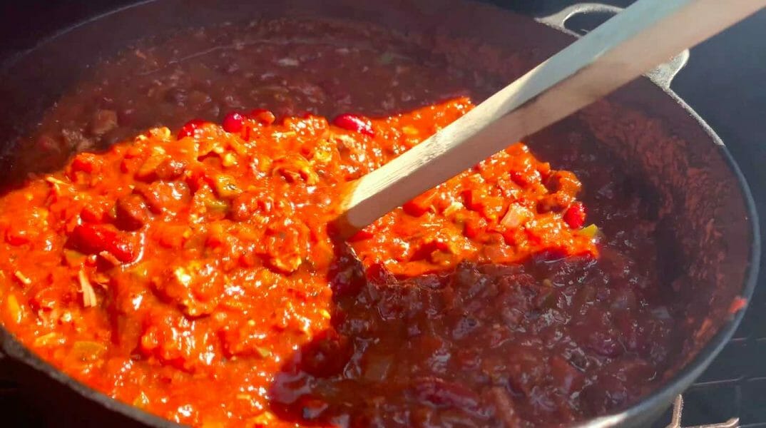 stirring chili