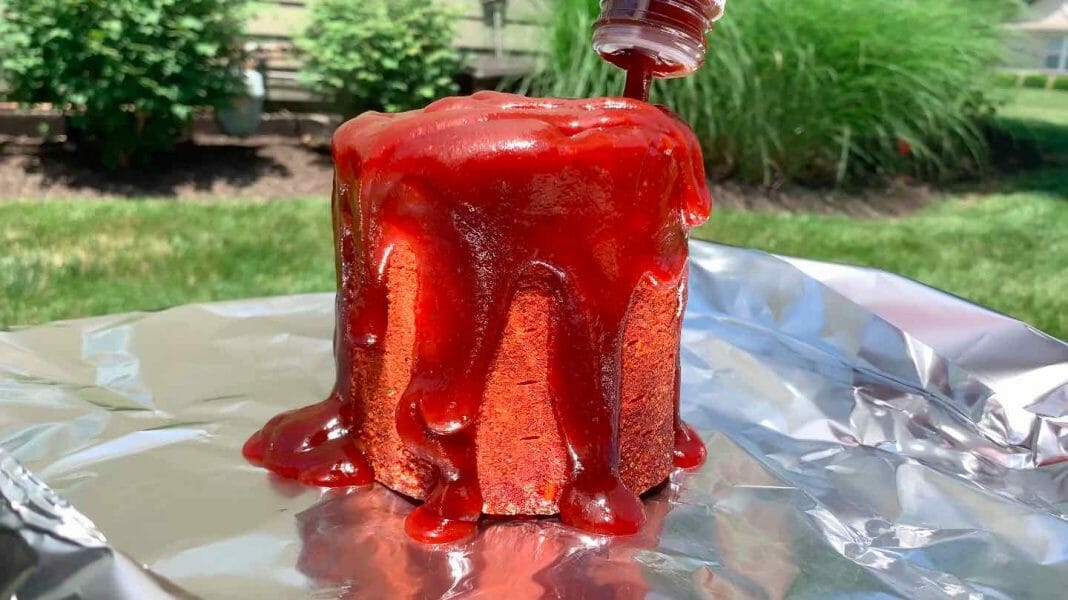 glazing bologna with bbq sauce