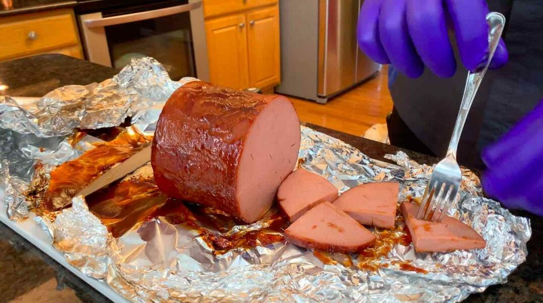 sliced bbq bologna