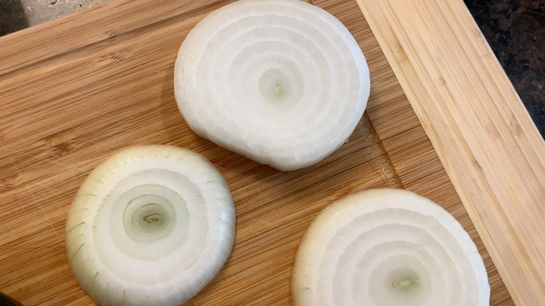 onion slices