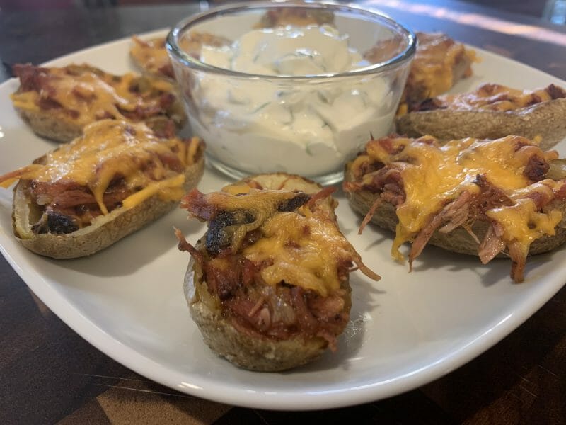 finished potato skins