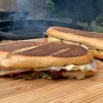 Cubano sandwiches hot off the grill