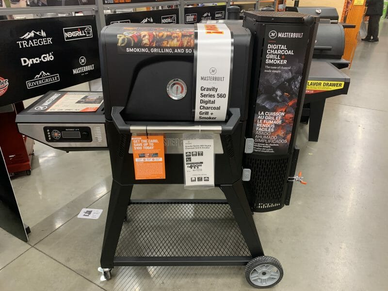 Masterbuilt gravity fed at Home Depot