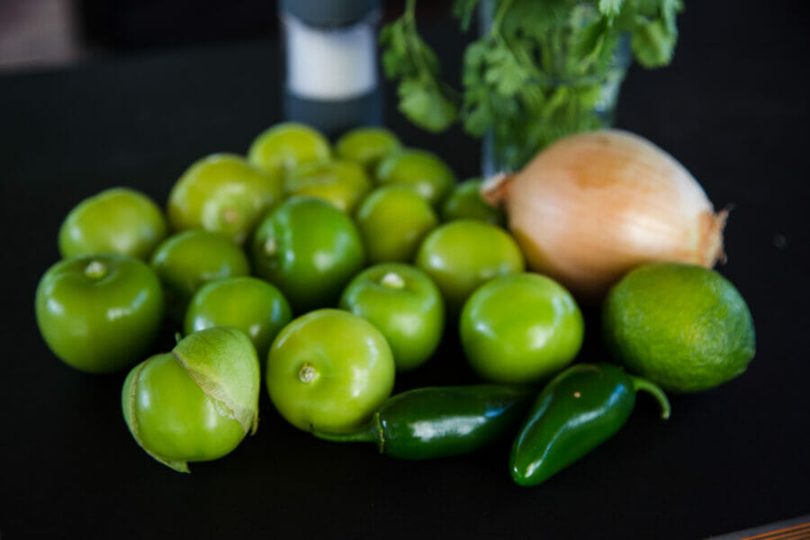 tomatillos look like small green tomatoes
