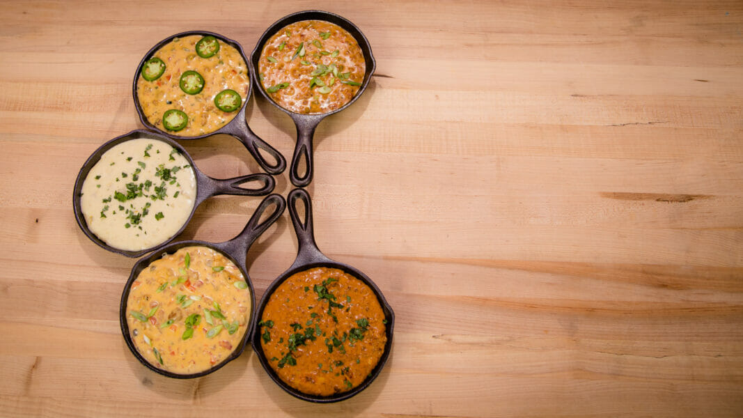 smoked queso dip 5 different ways