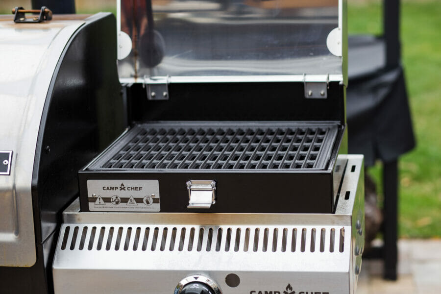 sear box expands your outdoor cooking options using a pellet grill