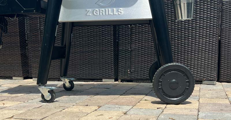 Z Grills 700D2E Electric Pellet Grill Smoker in Silver and Black