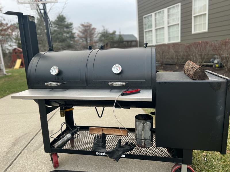 an offset can be used to smoke a chicken breast