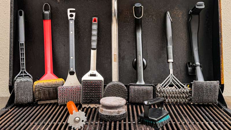 testing 11 bristle free brushes to find the best one