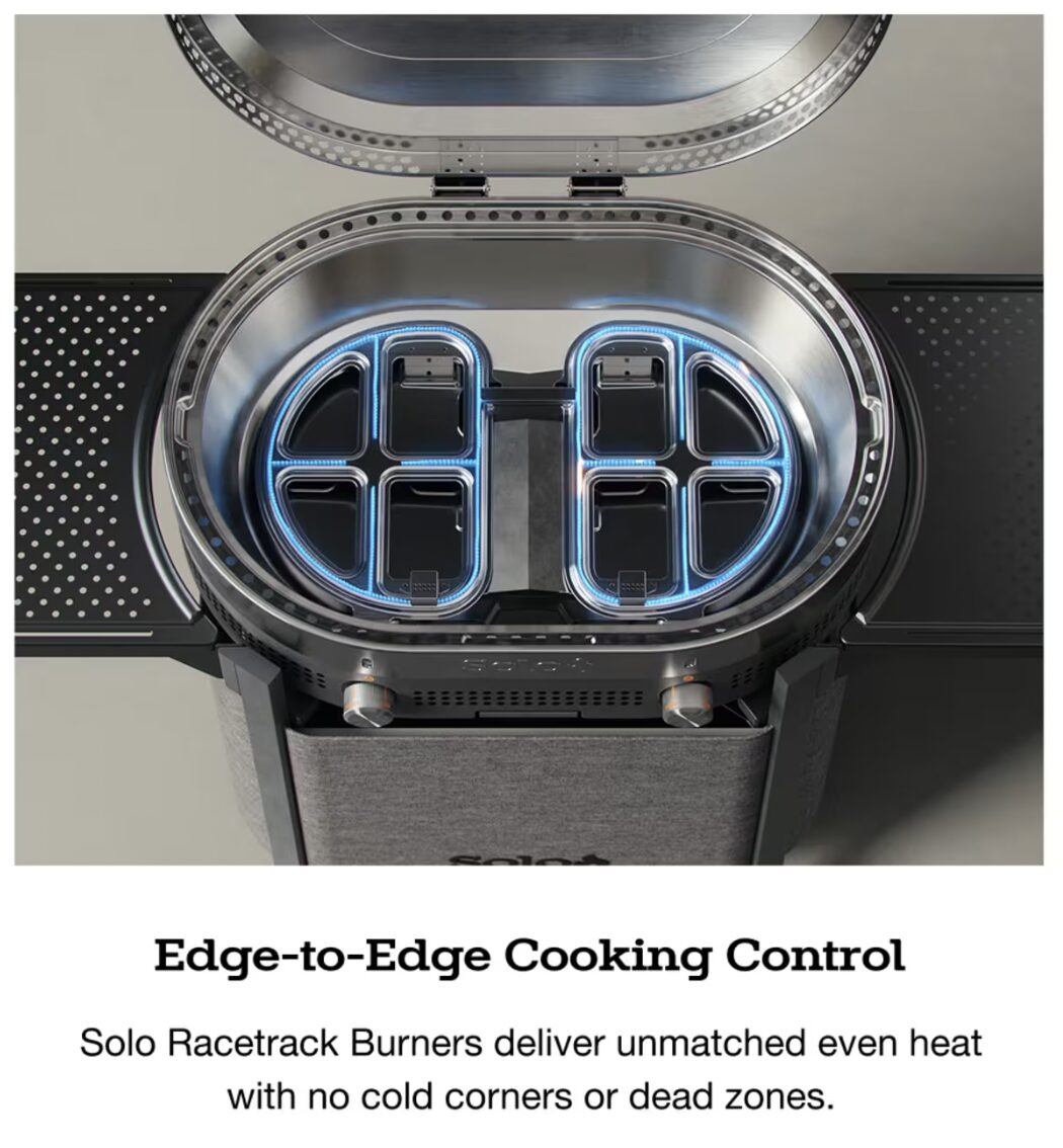 Screen Shot 2025-06-25 at 2.12.31 PM Solo Stove's website claiming "edge-to-edge cooking control"