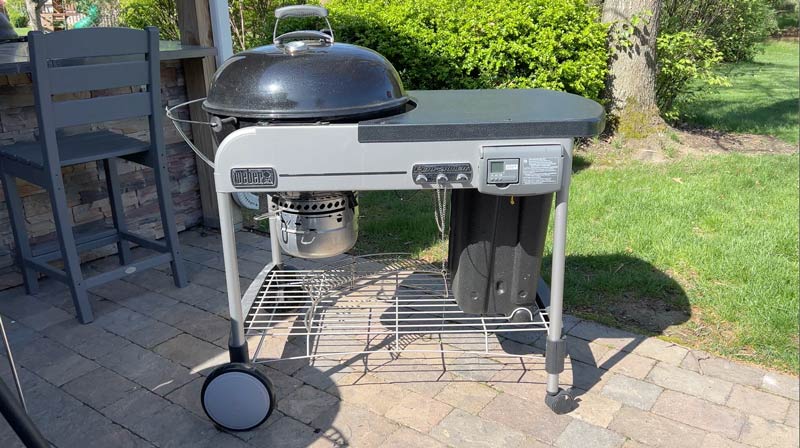 The Performer Deluxe Weber Grill was one of the best charcoal grills we tested