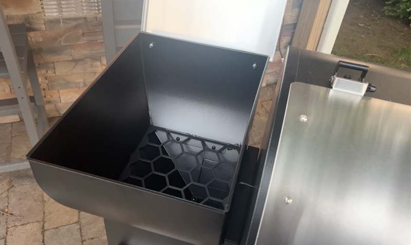 Silverbac 2.0 wood pellet grill has over 50% more hopper capacity for backyard smoking