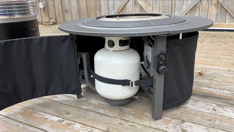 SS-propane Solo Stove Infinity Flame propane tank installation