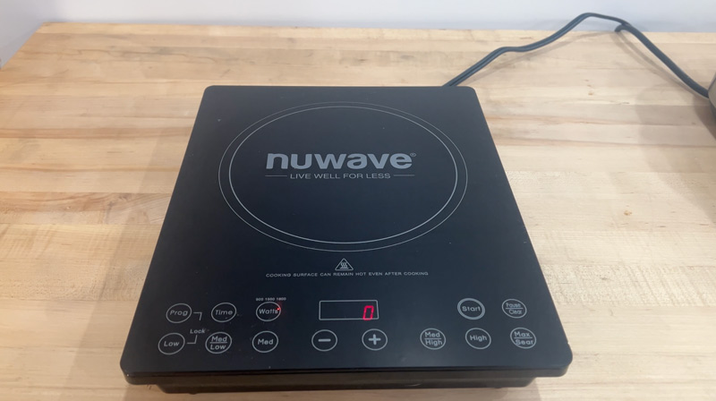 Nuwave-pro-chef Nuwave Pro Chef portable induction cooktop control panel