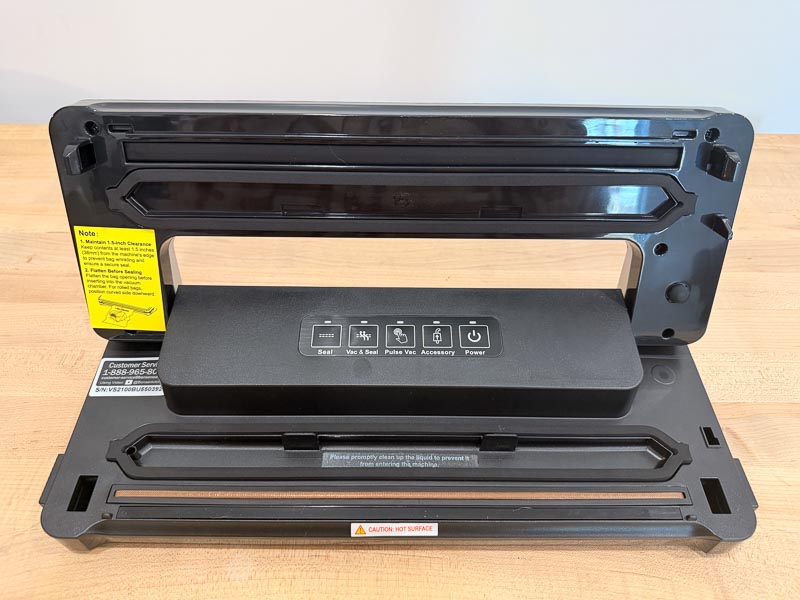 Bonsenkitchen vacuum sealer interior