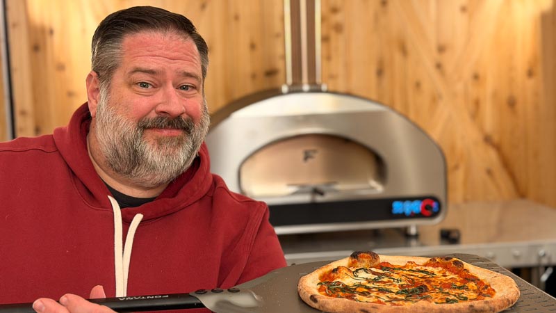 Fontana Volta-1 Fontana forni Volta hybrid pizza oven