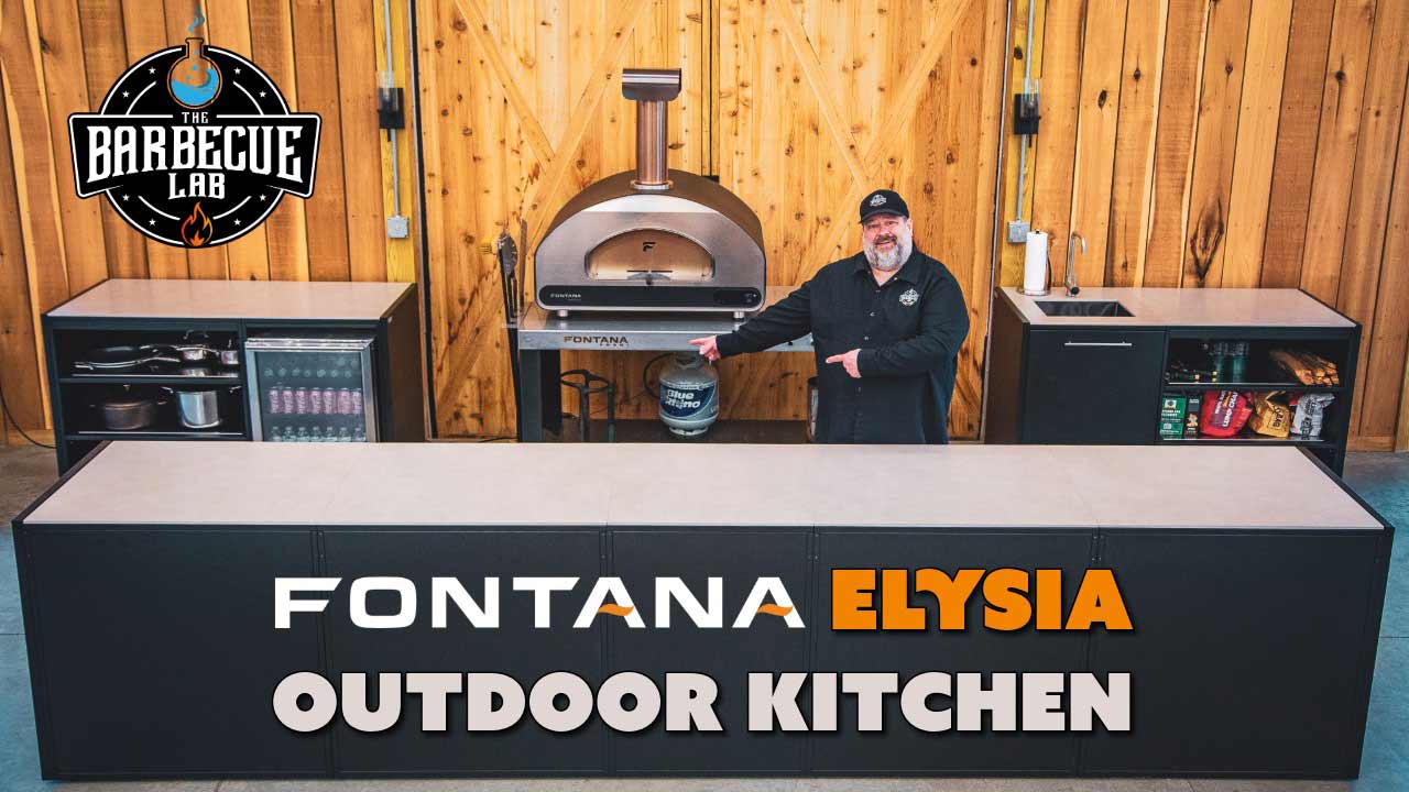 Fontana Elysia outdoor kitchen