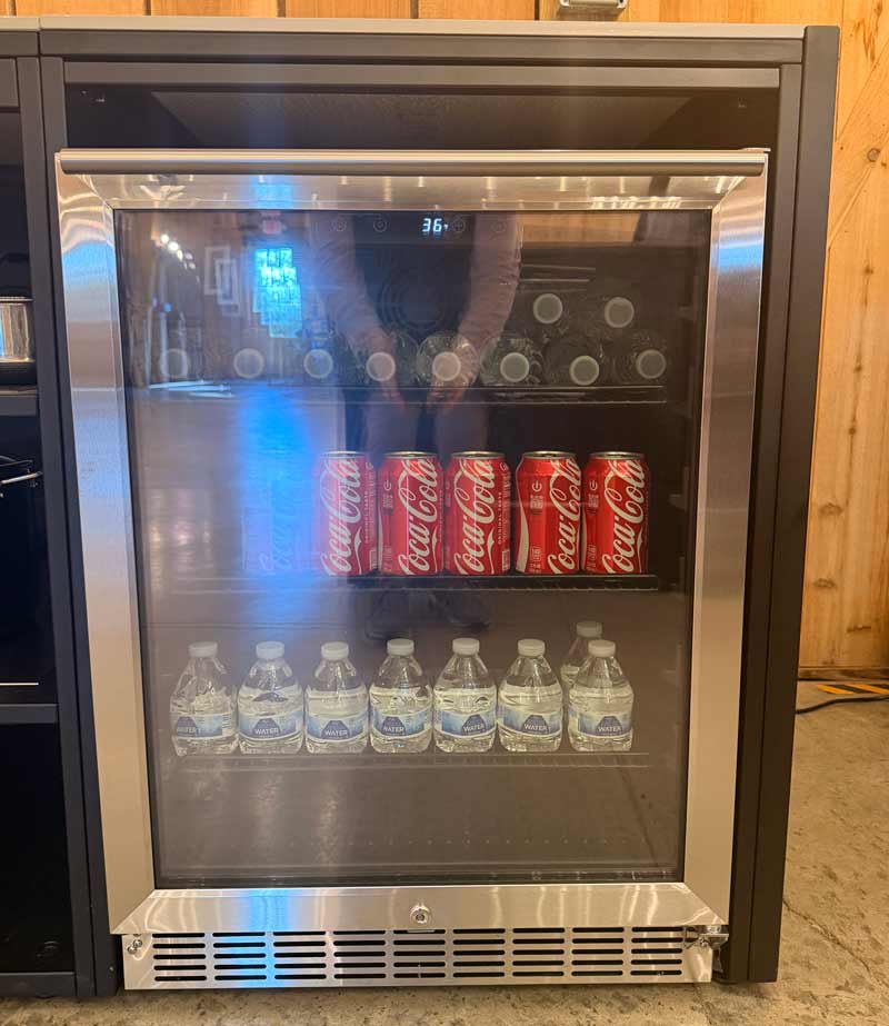 Elysia Fridge 65 with an RCS outdoor refrigerator