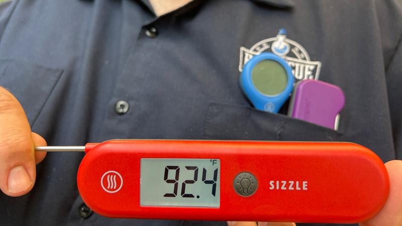 Thermoworks Sizzle is a quality device for measuring doneness of meat