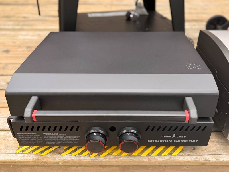 Camp Chef Gridiron Gameday portable flat top grill