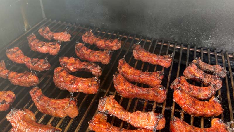 we decided to make pellet smoker party ribs on Memorial Day