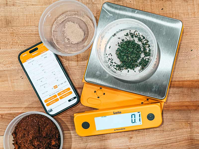 Thermoworks Gravitas precision kitchen scales 0.1g