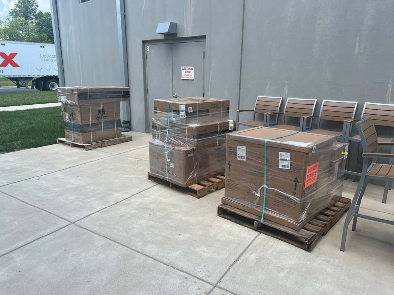 grilla modular outdoor kitchen delivery