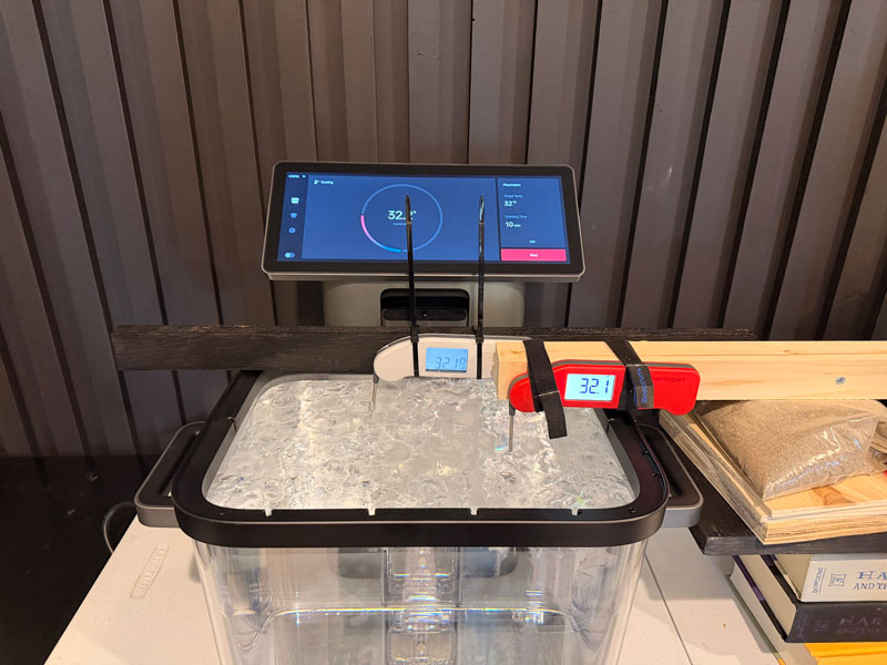 Instant Read thermometer testing rig