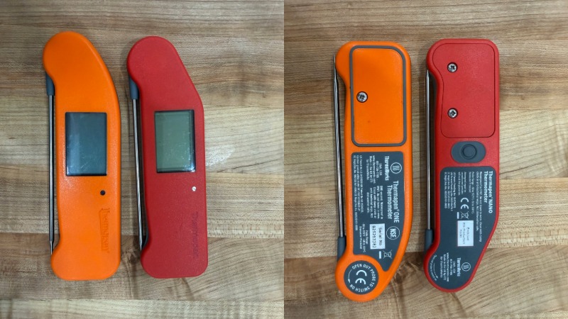Thermapen Nano and Thermapen One are both awesome instant read thermometers