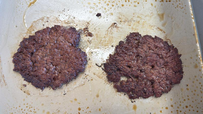 a stainless cooktop is perfect for searing smash burgers