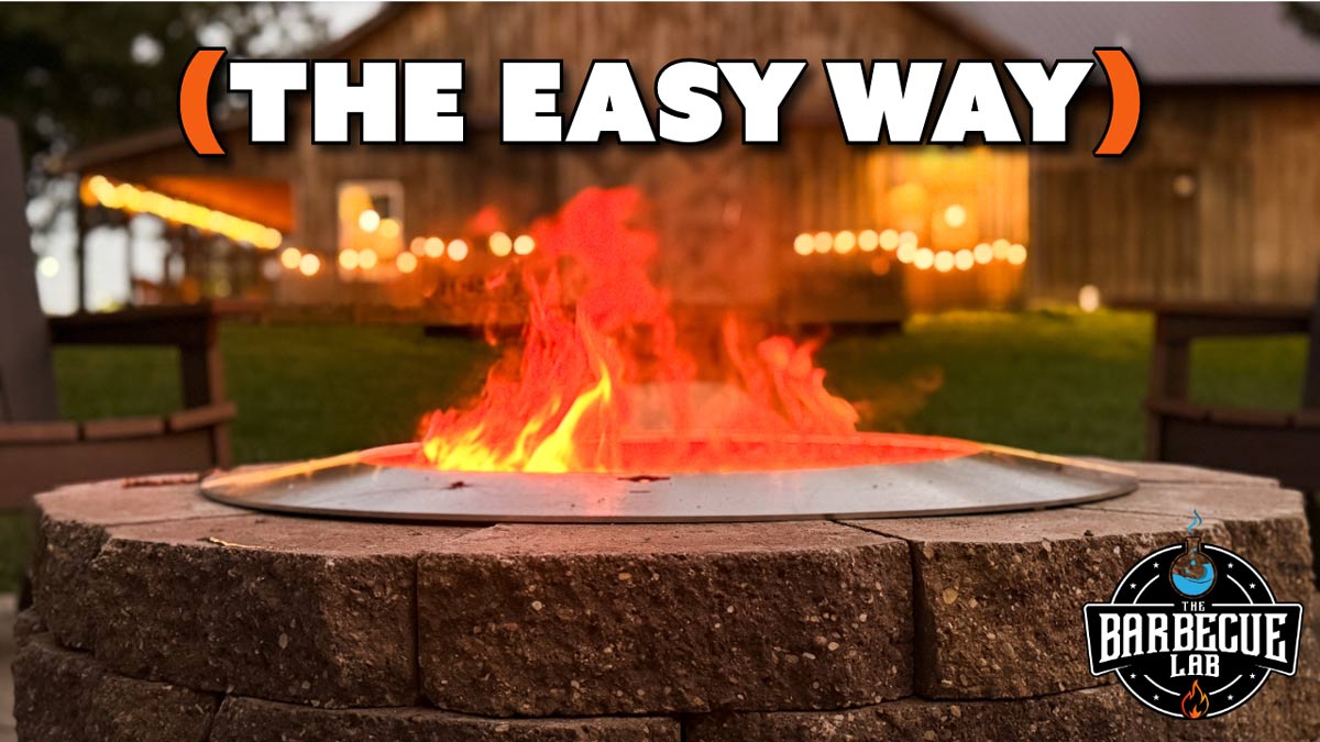 we learned how to build a fire pit the easy way